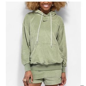 Nike Sportswear A2 Green Terry Hoodie S/M